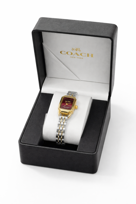 ساعه Coach لون فضي