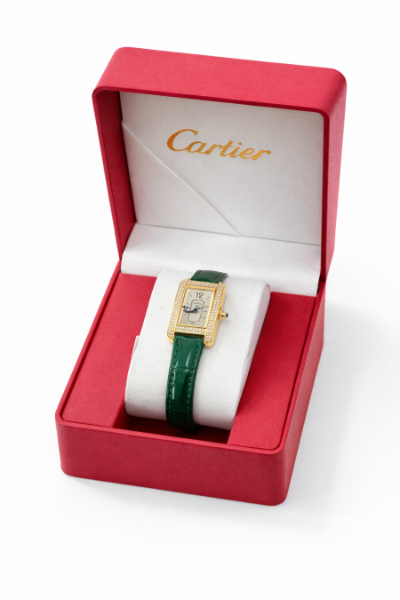 ساعه Cariter لون اخضر