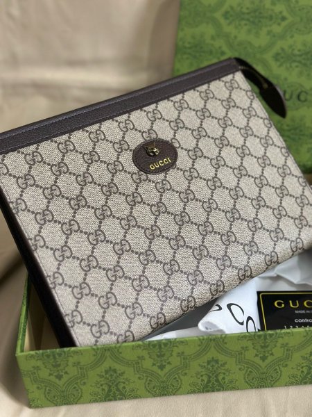 Clutch \ Gucci  - جوتشي /لوجو صغير