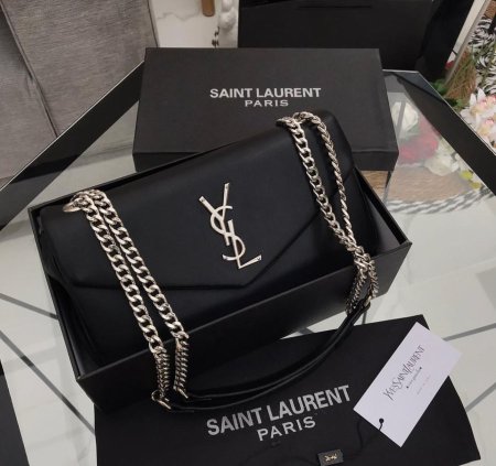 شنط \ YSL  - Black / silver