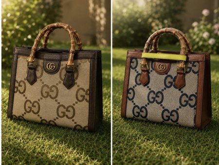 عمليه وراقيه متوفر لونين كحلي و بني  Gucci Bamboo