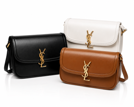 YSL Classic Shoulder Bag    🖤 أسود 🤍 أوف وايت / أبيض 🤎 بني كارامي