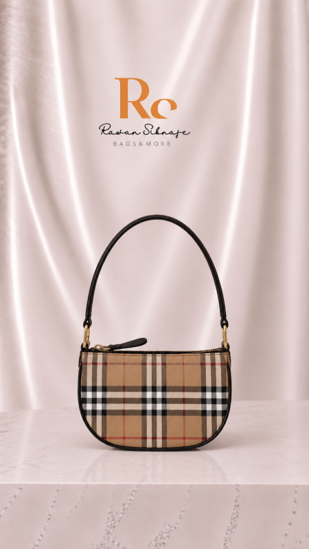 Burberry Mini Check Shoulder Bag