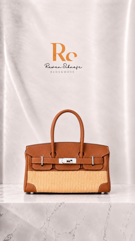 Hermès Birkin Bag (Wicker & Leather)