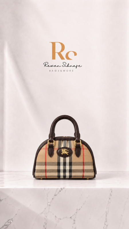 Burberry Mini Bowling Bag